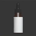 Ozone Brown Glass Dropper Bottle With White Label For Skincare Serum