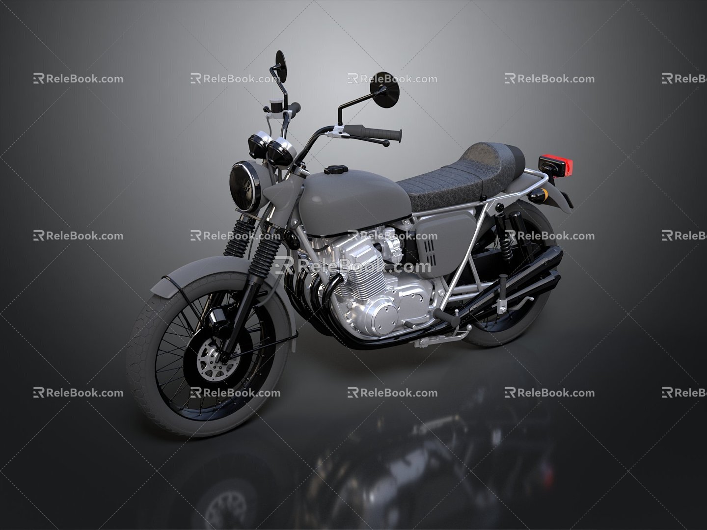 Motorcycle Two-wheeled Motorcycle Cross-country Motorcycle Road Race Motorcycle Motor Vehicle Transport 3d model