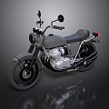 Motorcycle Two-wheeled Motorcycle Cross-country Motorcycle Road Race Motorcycle Motor Vehicle Transport 3d model