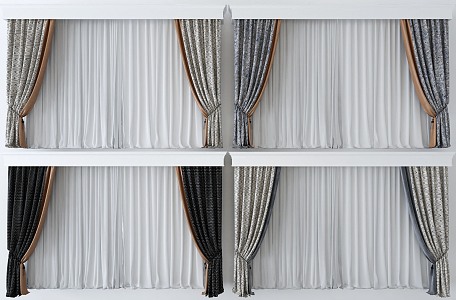 Curtains 3d model