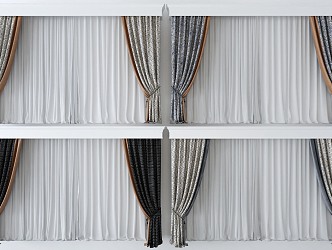 Curtains 3d model