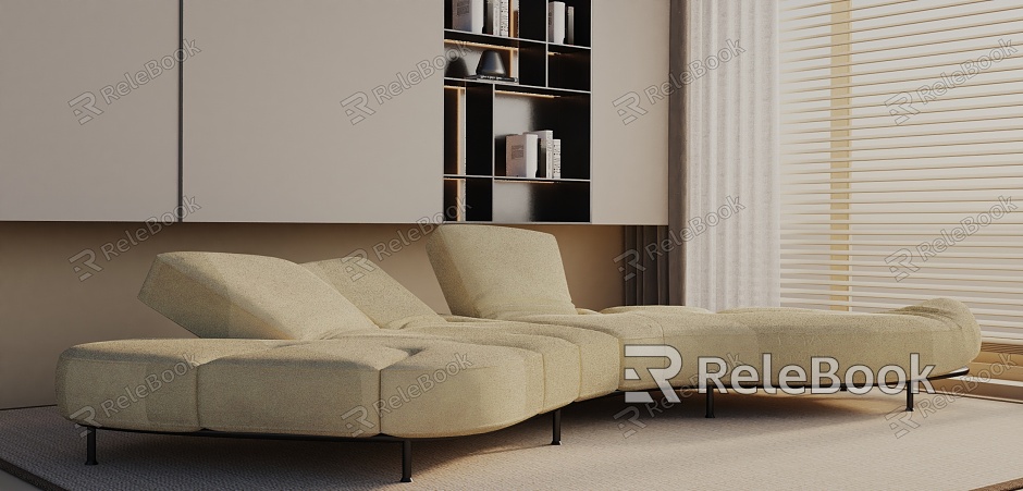 Three-seat sofa model