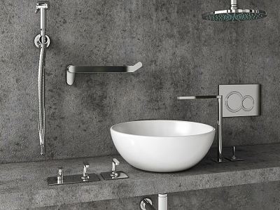 Modern wash basin sanitary ware model