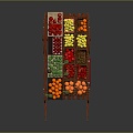 Market Fruit Stall Spice Farmers Market Early Market Farmers Stall Retail Stall Farmers Products Food Truck 3d model