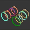 Elegant Shiny Gold And Silver Decorative Rings For Daily Life Accessories