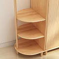 Nordic Wardrobe Solid Oak Wardrobe 3d model