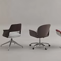 Modern Office Chairs With Swivel Bases And Various Colors In Contemporary Design