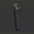 Modern Black Electric Shaver With Multi Blade System And Ergonomic Handle Design 3d model