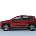 Red Toyota SUV With Modern Front Face Design And Alloy Wheels Exterior