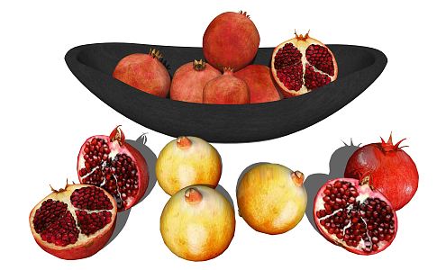 Modern Pomegranate 3d model