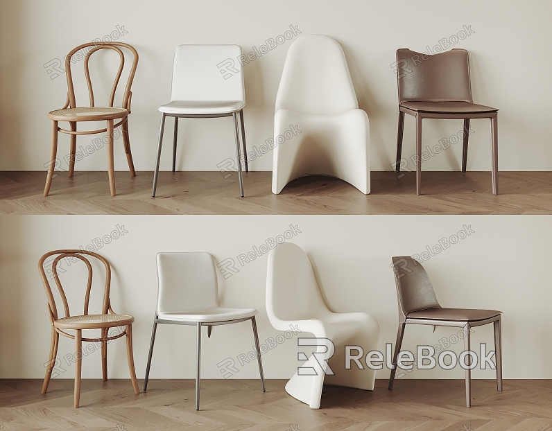 Modern Dining Chair Single Chair model