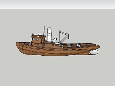 Fishing boat model