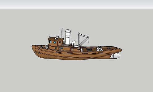 Fishing boat 3d model