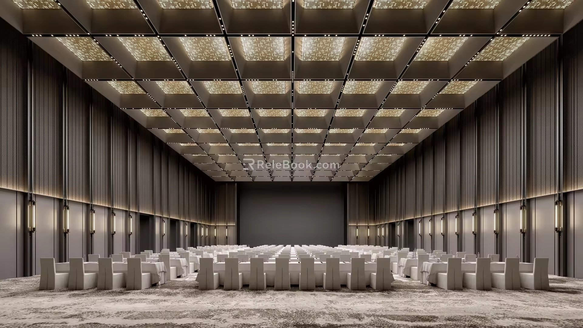 Modern Lecture Hall 3d model