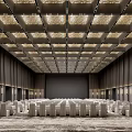 Modern Lecture Hall 3d model