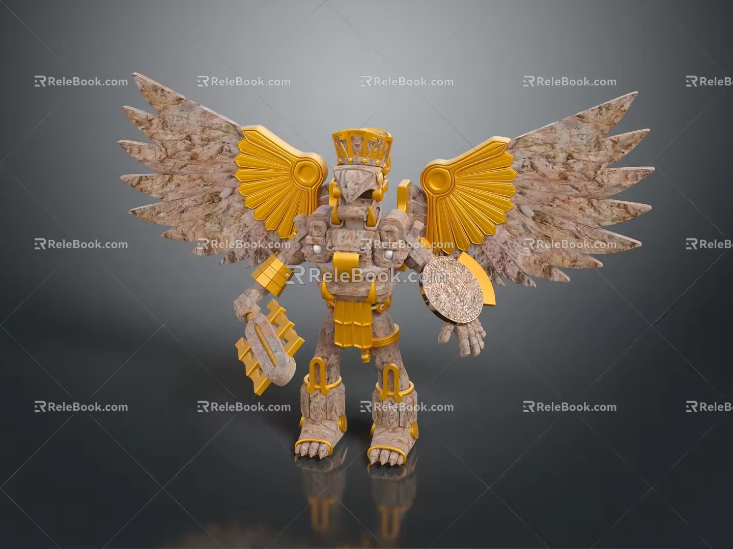 Robot Bird Science Fiction Eagle Mechanical Eagle Mechanical Bird Machine Eagle Mechanical Eagle Kite 3d model