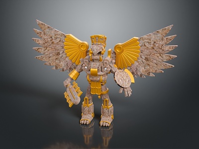 Robot Bird Science Fiction Eagle Mechanical Eagle Mechanical Bird Machine Eagle Mechanical Eagle Kite 3d model