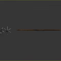 Crossbow Mechanical Crossbow Shift Bow and Arrow Shoot Far Equipment Weapons High-tech Crossbow 3d model