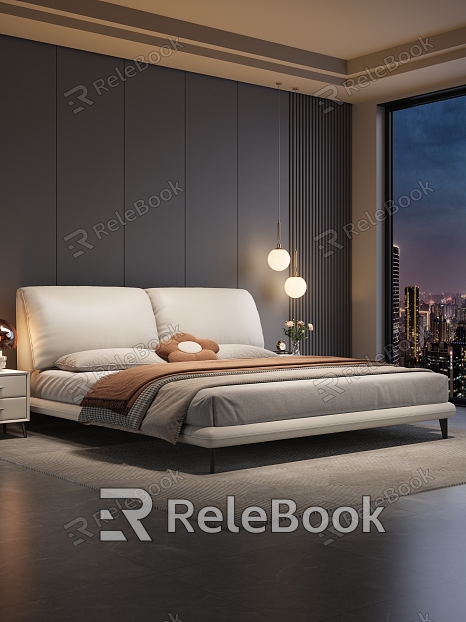 Home Bedroom Double Bed model