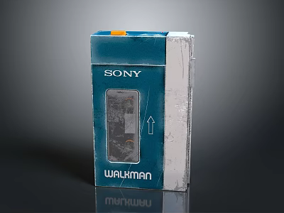 Sony Walkman Retro Digital Audio Player With Classic Portable Design 3d model