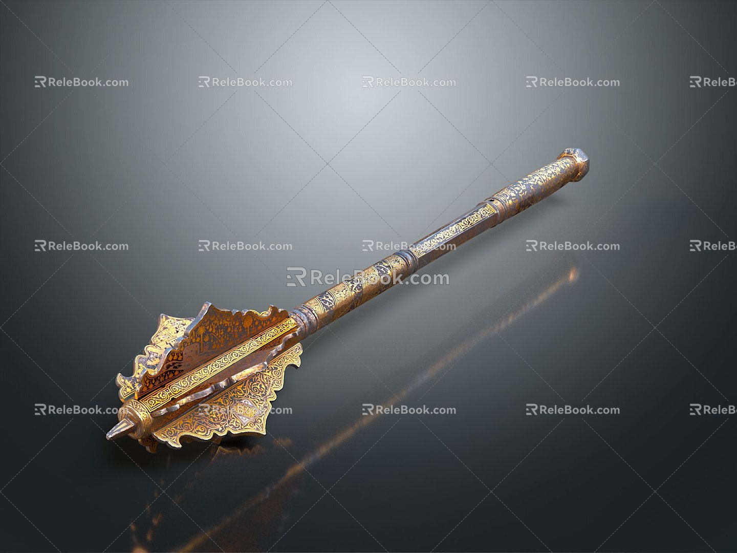 Scepter Ancient Scepter Cane Ancient Scepter Magic Scepter Metal Scepter Classical Scepter Magic Scepter model