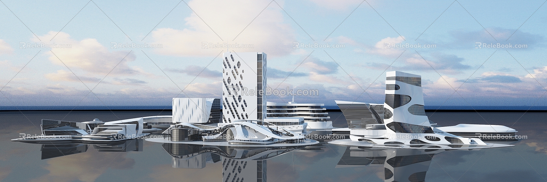 Future Urban Architecture 3d model