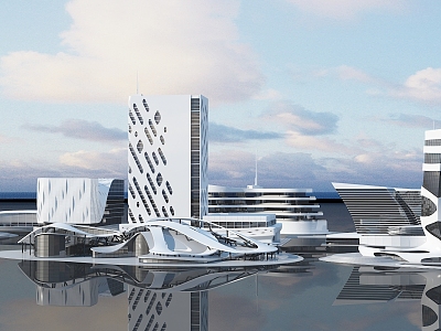 Future Urban Architecture 3d model