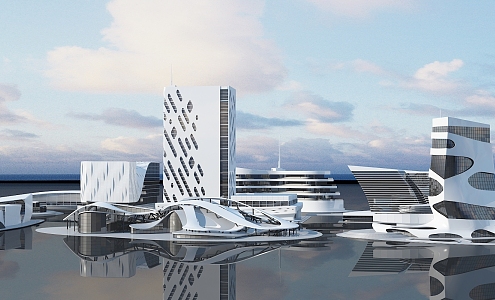 Future Urban Architecture 3d model