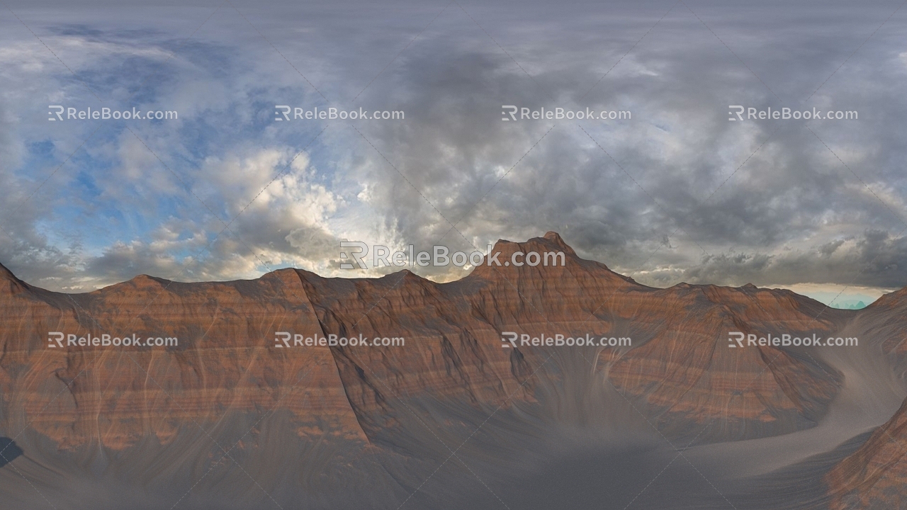 Mountain Far Mountain 3d model