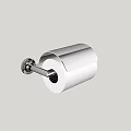 Modern Chrome Wall Mounted Bathroom Toilet Paper Holder Single Roll Design
