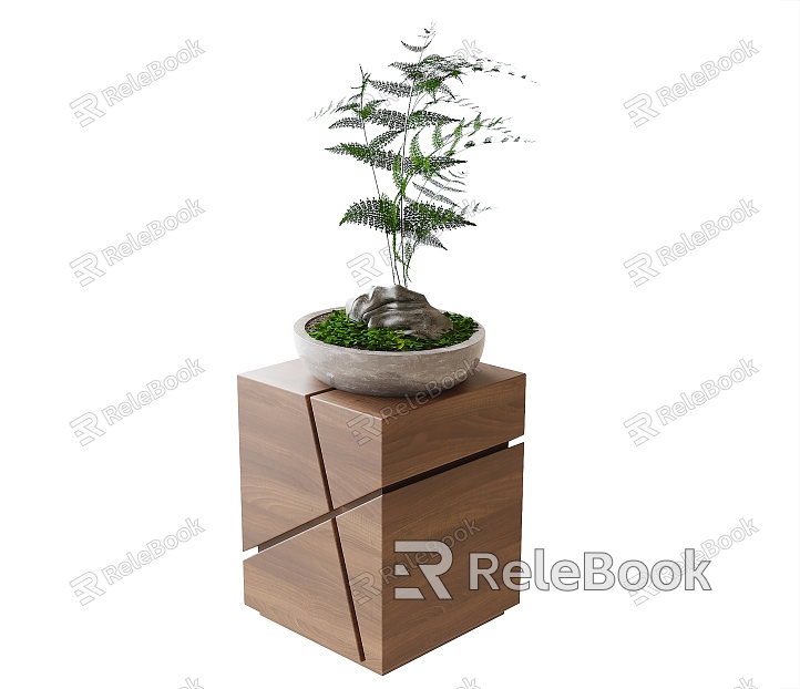 potted plant bonsai plant ornaments green plant model