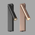 Modern Cylindrical Wall Lights With Black And Copper Finish For Warm Illumination