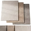 Neutral Colored Square Rugs With Soft Texture And Plush Design For Home Decor