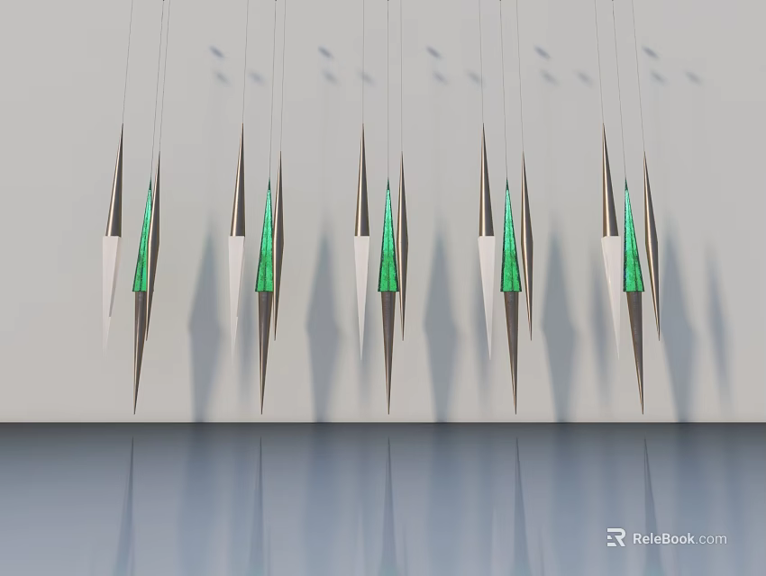 Modern Hinged Door Design With Glass Panels And Wooden Frame Details 3d model 