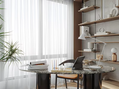 Light Luxury Study 3d model