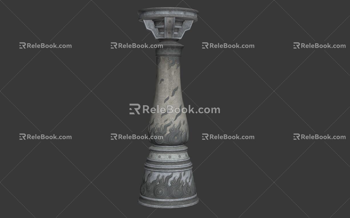 Vintage Column 3d model