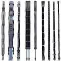 Various Industrial Equipment Tool Rods With Metal Construction And Different Designs