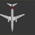 American Airlines Aerospace Model With White Body And Red Blue Tail Design
