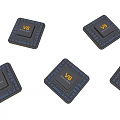 computer chip cpu chip computer chip computer circuit board chip ram chip 3d model