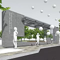 Modern Roadside Facilities Featuring Shelter Seats And Waiting Area For Pedestrians