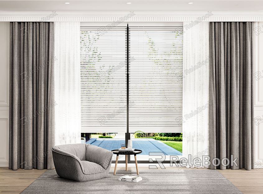 modern curtain fabric curtain venetian blinds model