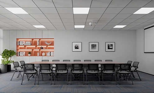 Modern Training Room 3d model