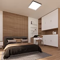 Modern Apartment Living Room With Open Kitchen White Sofa Light Wooden Flooring Round Coffee Table