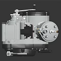 Automotive High Pressure Fuel Pump with Metal Housing and Connection Ports