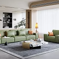 Modern Sofa Coffee Table Combination Sofa Coffee Table 3d model