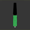Green And Black Lighting Combination With White Fixture On Dark Background