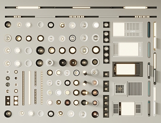 Modern Downlight Spotlight Track Light 3d model