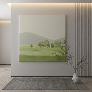 modern landscape painting decorative painting 3d model