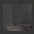Samsung Multifunction Laser Printer With White And Black Design For Computer Office Use