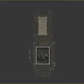Tactical Handheld Device With Camouflage Design Digital Display Rotary Knob And Paper Notes For Navigation